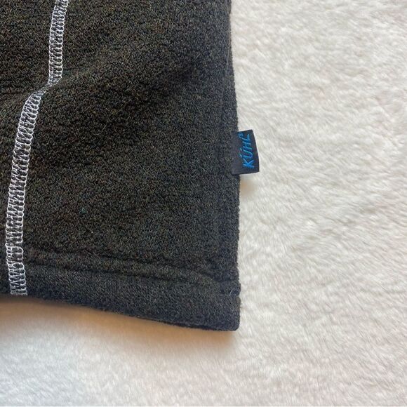 Kuhl Fleece Front Zip Gray and Dark Brown Jacket Size Small - Picture 7 of 12